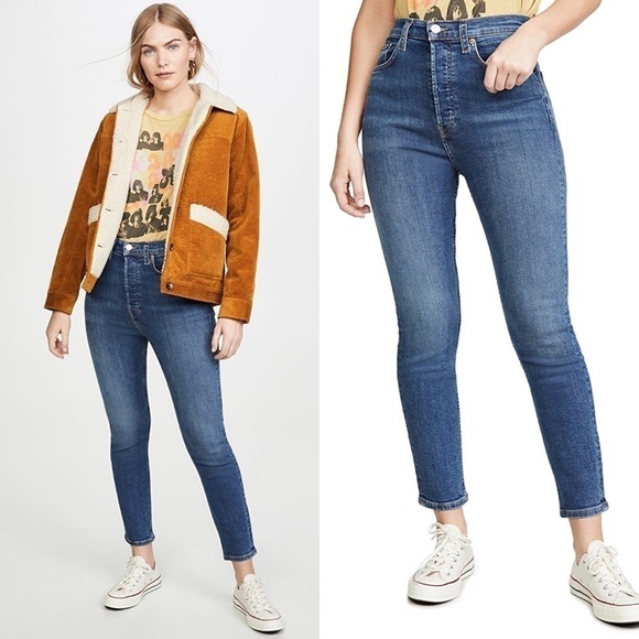 RE/DONE High Rise Jeans - Picture 1 of 12